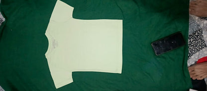Kids Light Green Casual T-Shirt – Soft & Comfortable